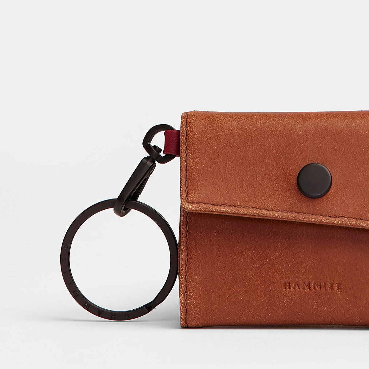 Royce - Saddle Brown Keychain Wallet