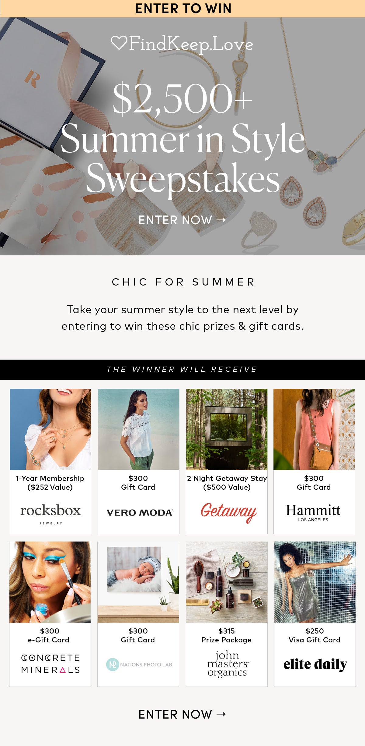 FindKeep.Love Summer Sweepstakes