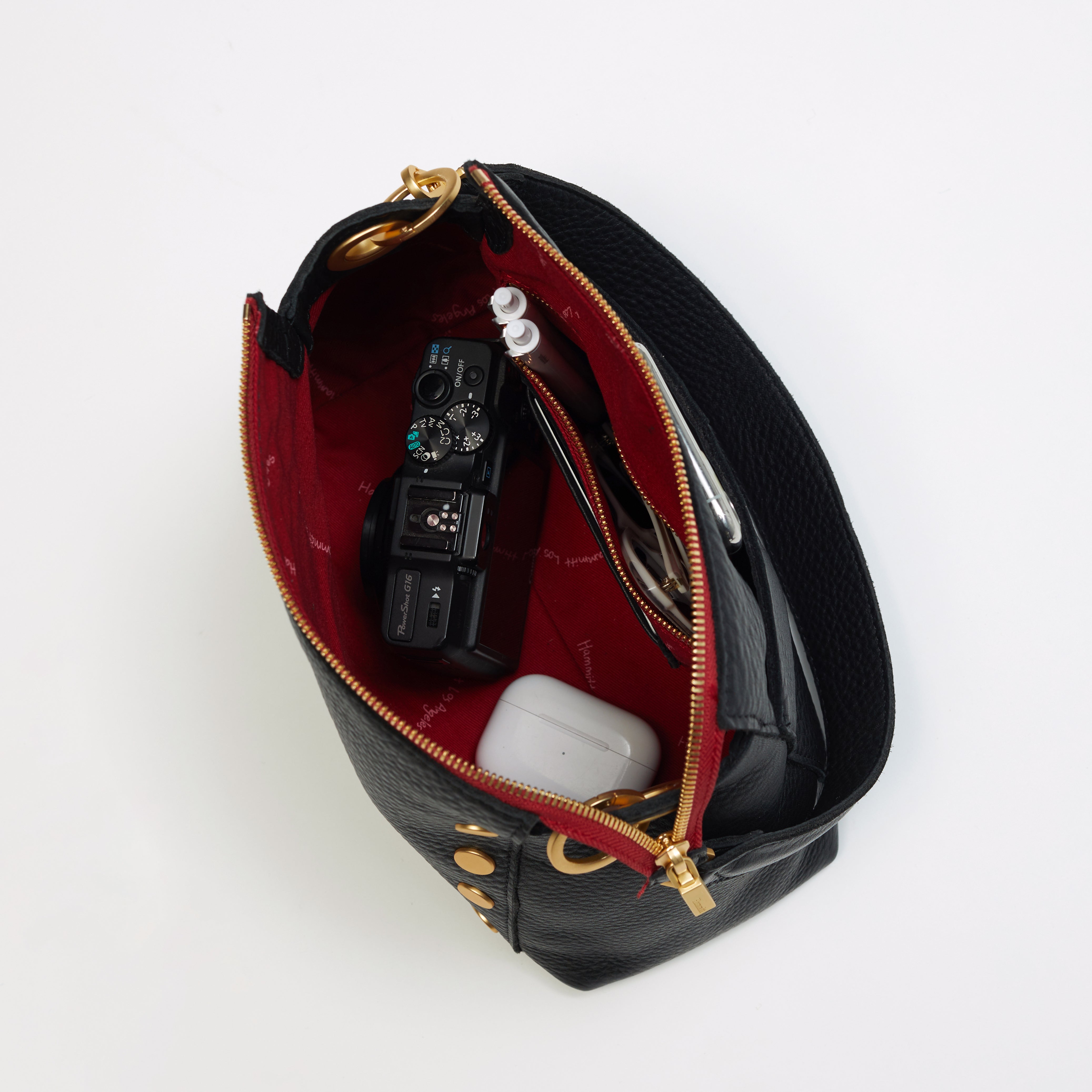 Hammit Kit small black make up bag – Lux Rox