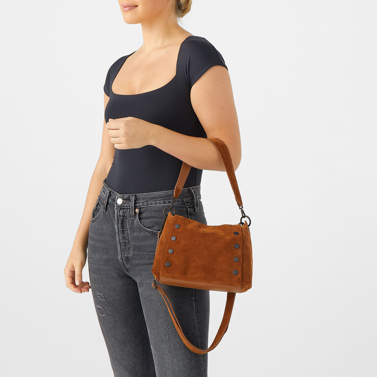 White Stuff Fleur Suede Crossbody Bag Mid Tan at John Lewis  Partners