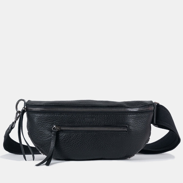 Charles Black Leather Belt Bag | Hammitt