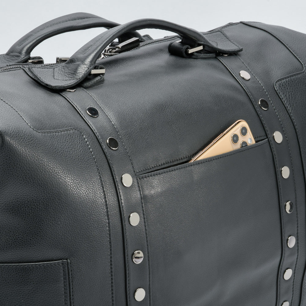 Hammitt Lax Intl Black Gunmetal Duffel