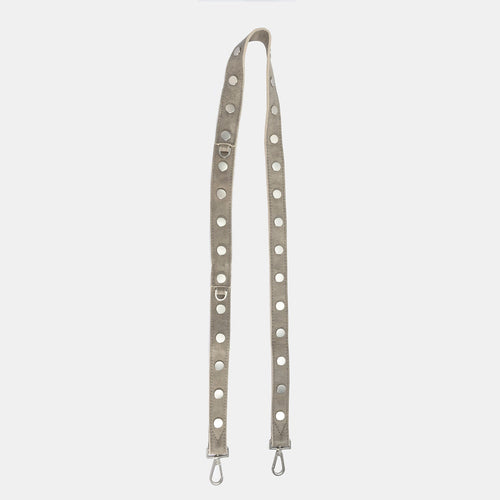 Rivet Strap 1 Inch | Pewter/Brushed Silver