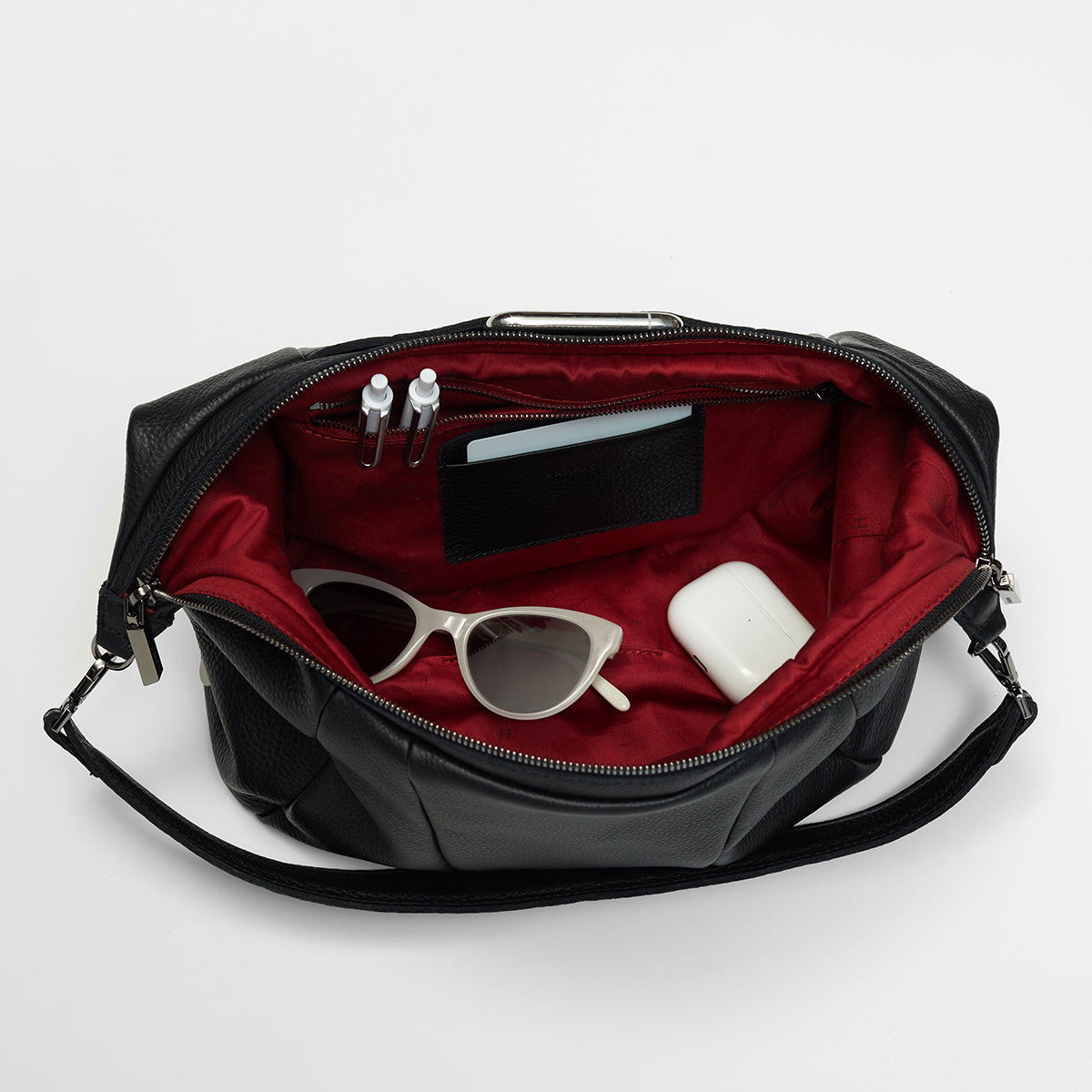 Patent leather crossbody bag