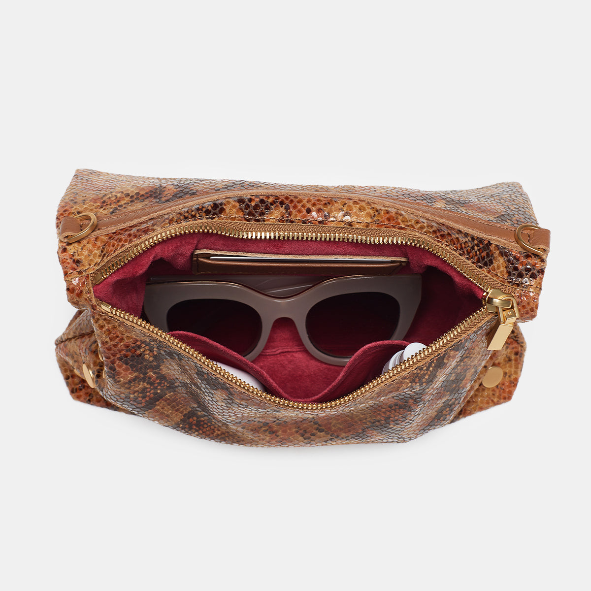 Hammitt Centerpiece Snake Clear Makeup Bag