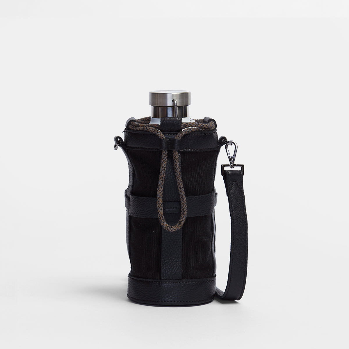 Jet Black Water Bottle Bag