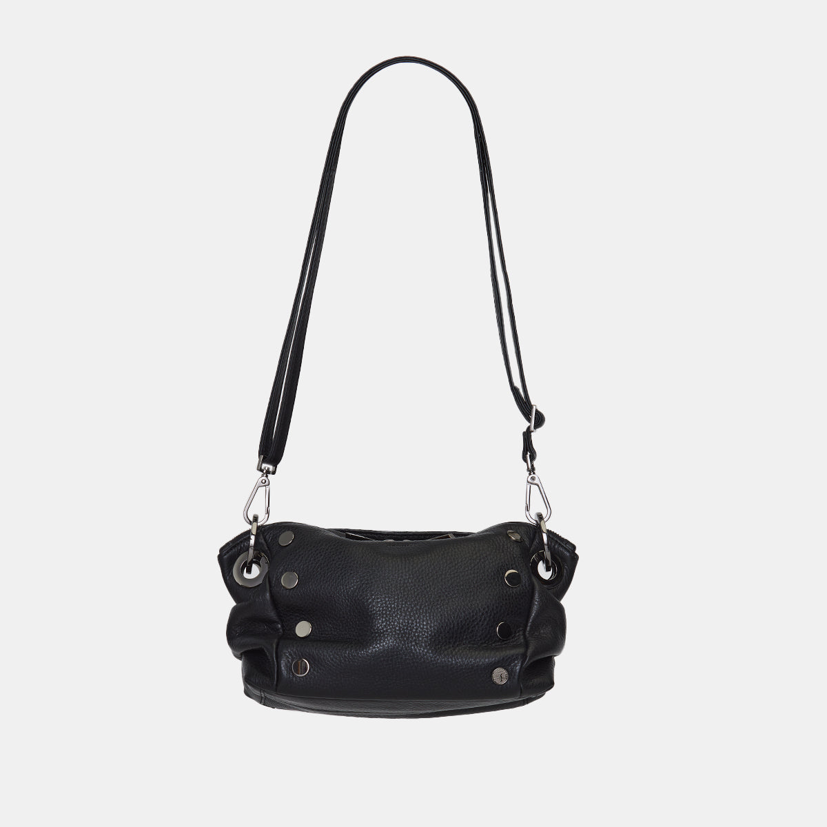 Daniel Crossbody Clutch, Black/Gunmetal