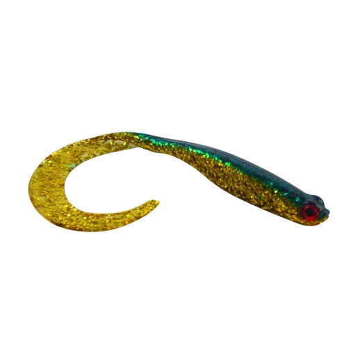 Swimerz Soft Shad 100mm Paddle Tail lure, Blue Gold Fleck, 6 pack