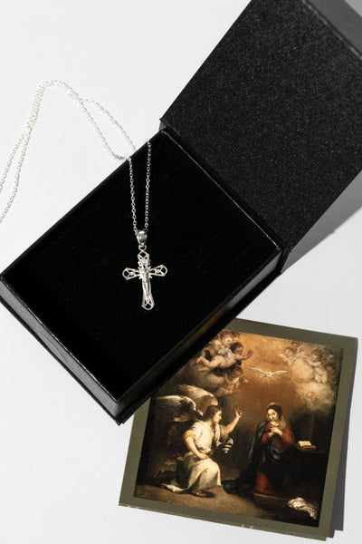 Sterling silver jewellery. Catholic jewellery. Catholic jewellery australia. Catholic gifts australia. Catholic necklace gift.