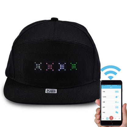 Gorra de Unisex Bluetooth LED móvil aplicación contro