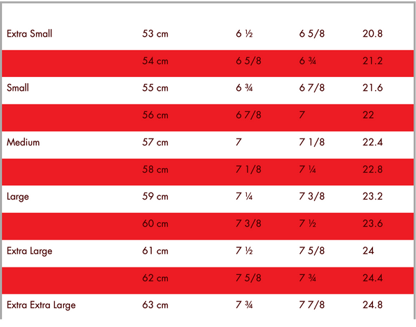 Sizes Guide – MY BOB be