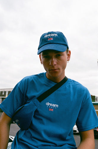 Royal Blue Short Sleeved T-shirt With Dream Sport Design