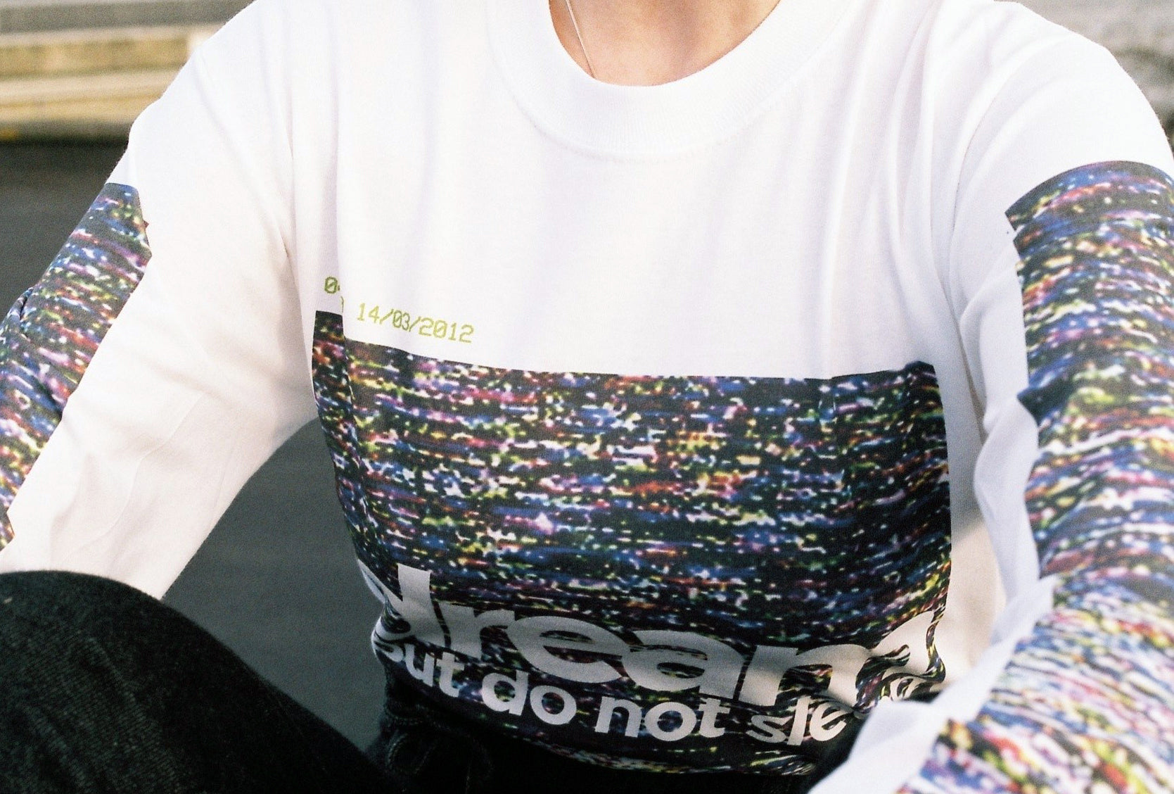 VHS Pixel Long Sleeved T-Shirt