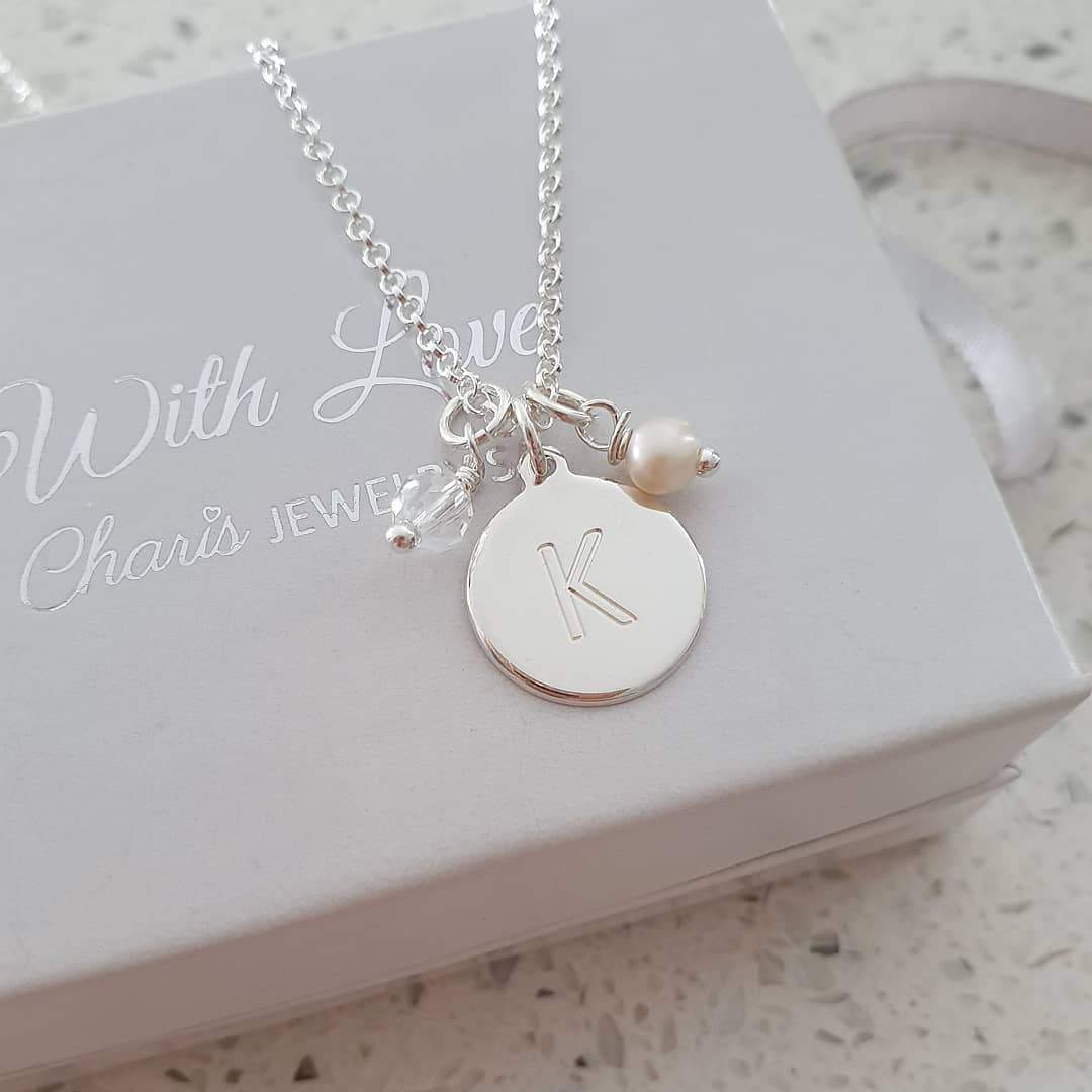 Personalized Initial Necklaces   Charis Jewelry SA