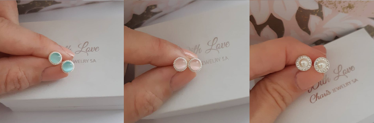 Sterling Silver Ear Stud Earrings online jewellery store in South Africa