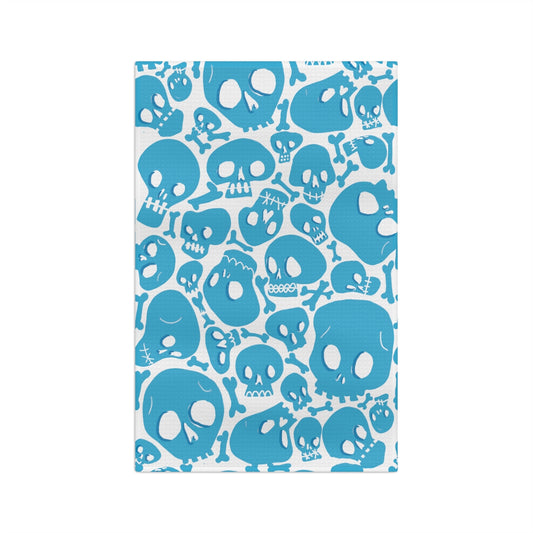 Halloween Tumbler/October Aesthetic/Floral Skull/Funny Tumbler/Blue Skull  Tumbler/Cute Tumbler/Insulated Tumbler with Straw