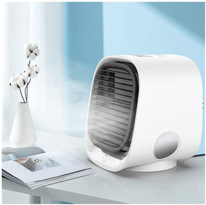Homlly Portable Air Cooler Night Lamp Fan