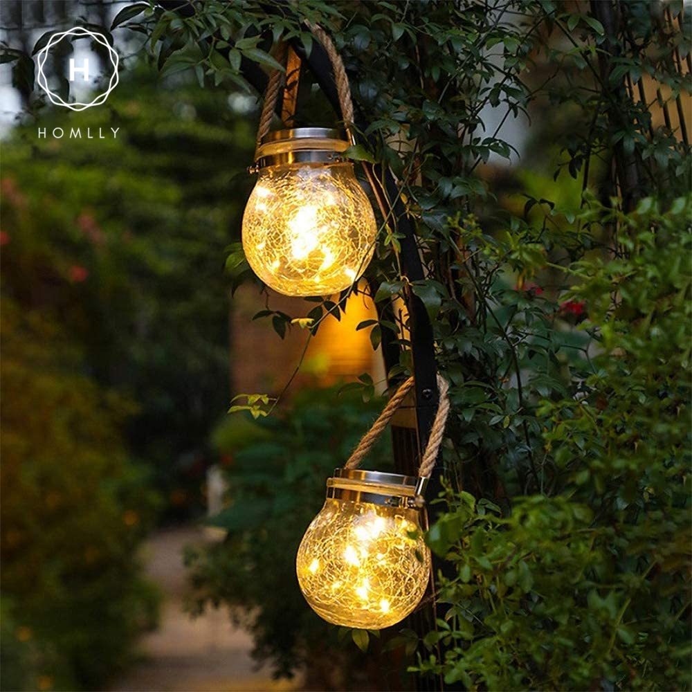 individual hanging solar garden lights