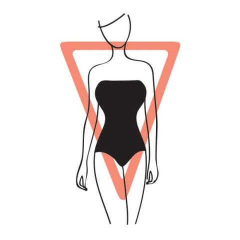 inverted triangle body shape