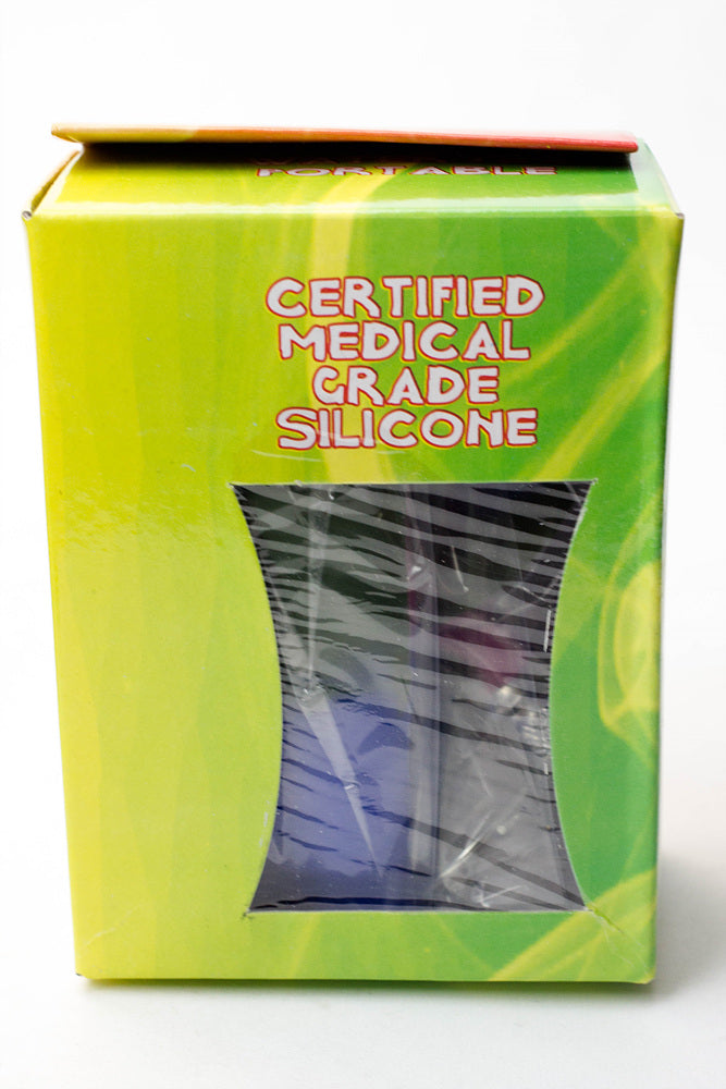 9" Foldable silicone tube portable bong Box of 6_3