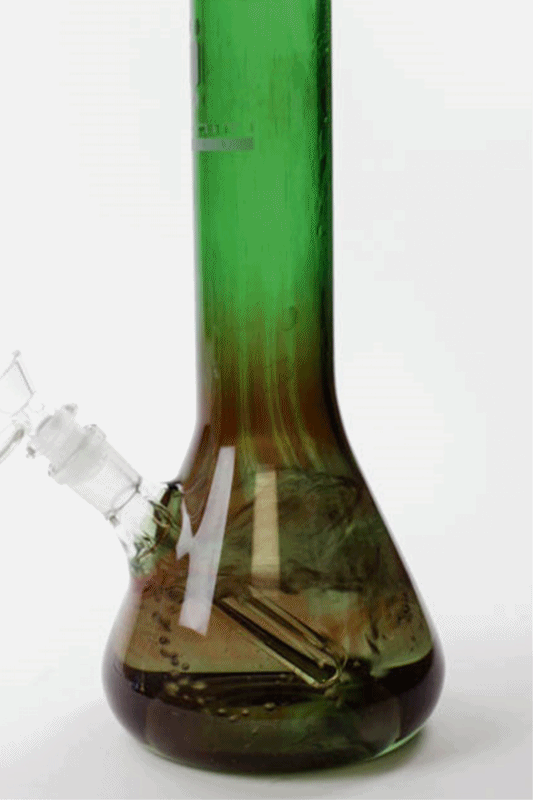 12" Beaker base glass bong_2