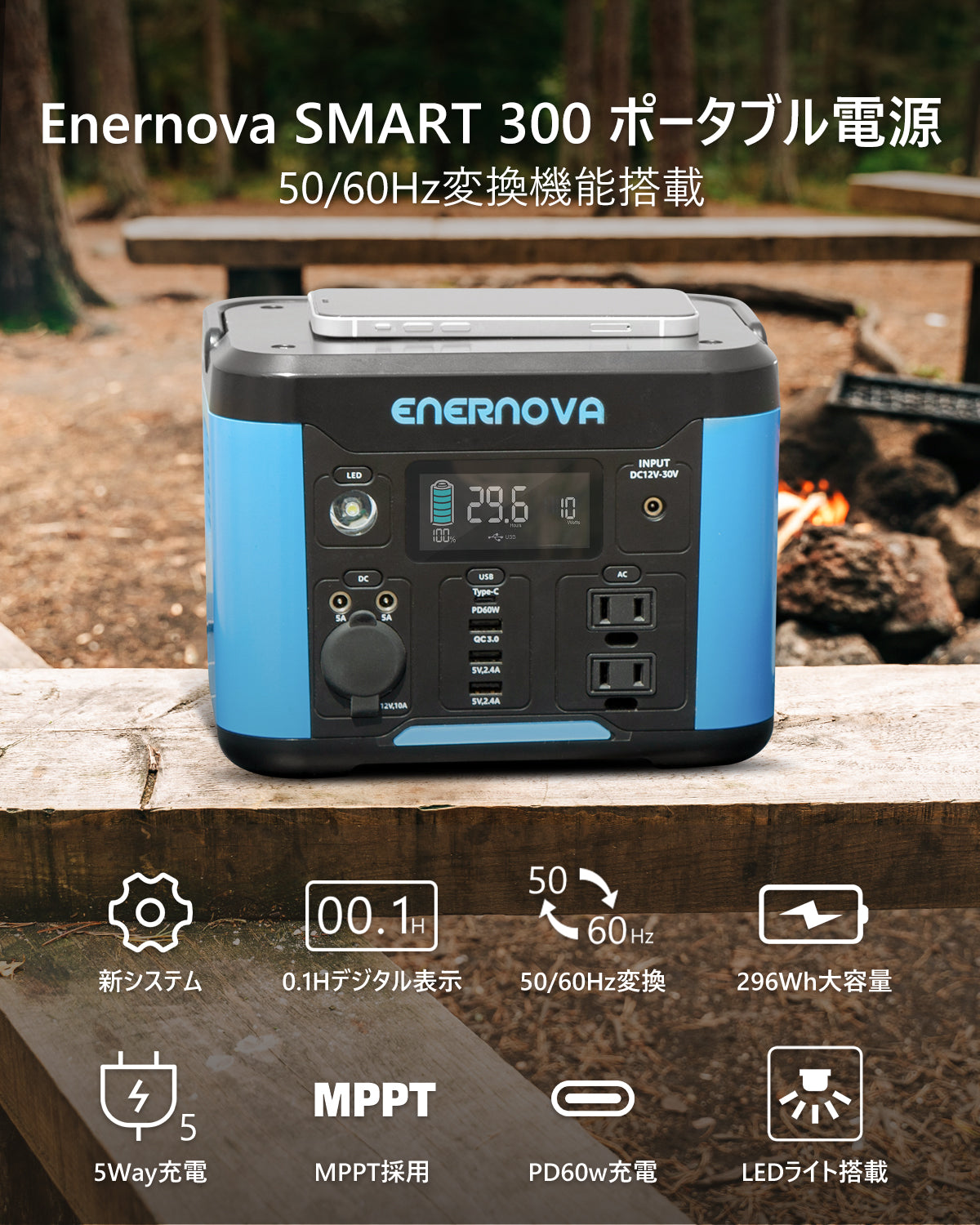 Enernova ポータブル電源 SMART 1000 324000mAh www.sudouestprimeurs.fr