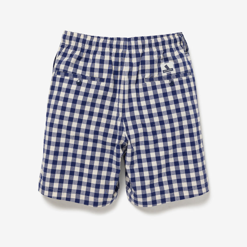 恵みの時 XL DESCENDANT SHORE GINGHAM SHORTS