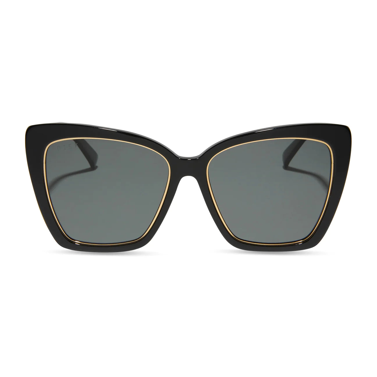 DIFF Becky IV - Black w/ Grey Polarized