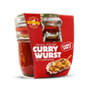 Curry Wurst im Glas