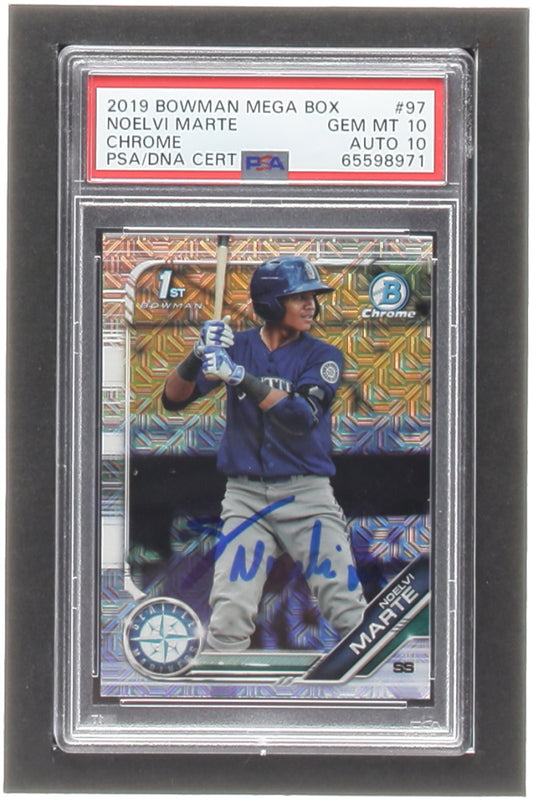 Jeremy Pena Signed 2020 Bowman Prospects #BP61 RC (PSA)