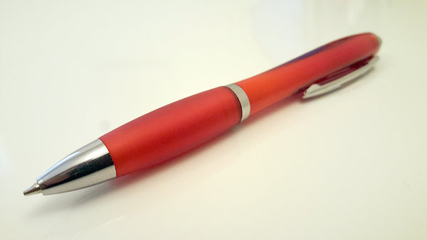 promotional pens, promotional curvy pens
