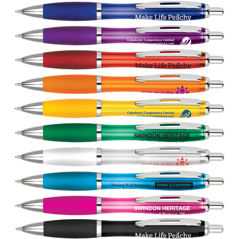 promotional curvy pens