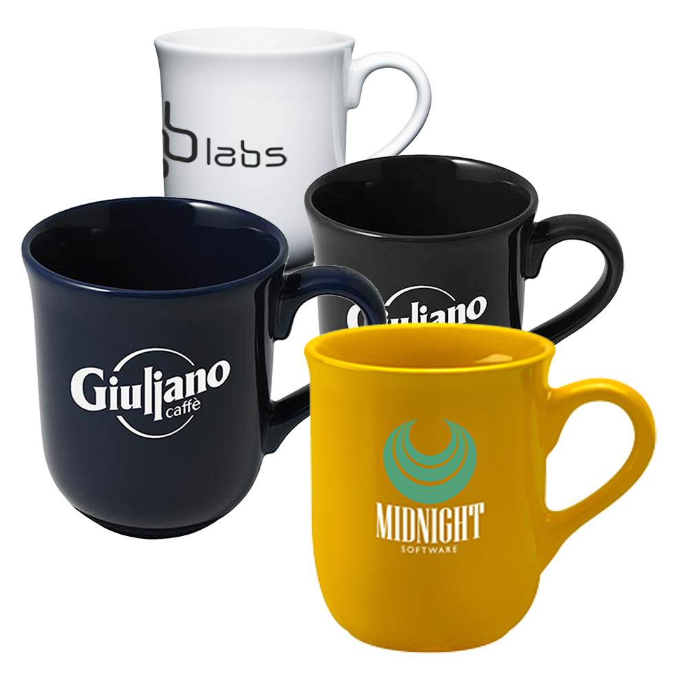 72 x Branded Mugs | Bell Mugs With Your Logo | PG ...