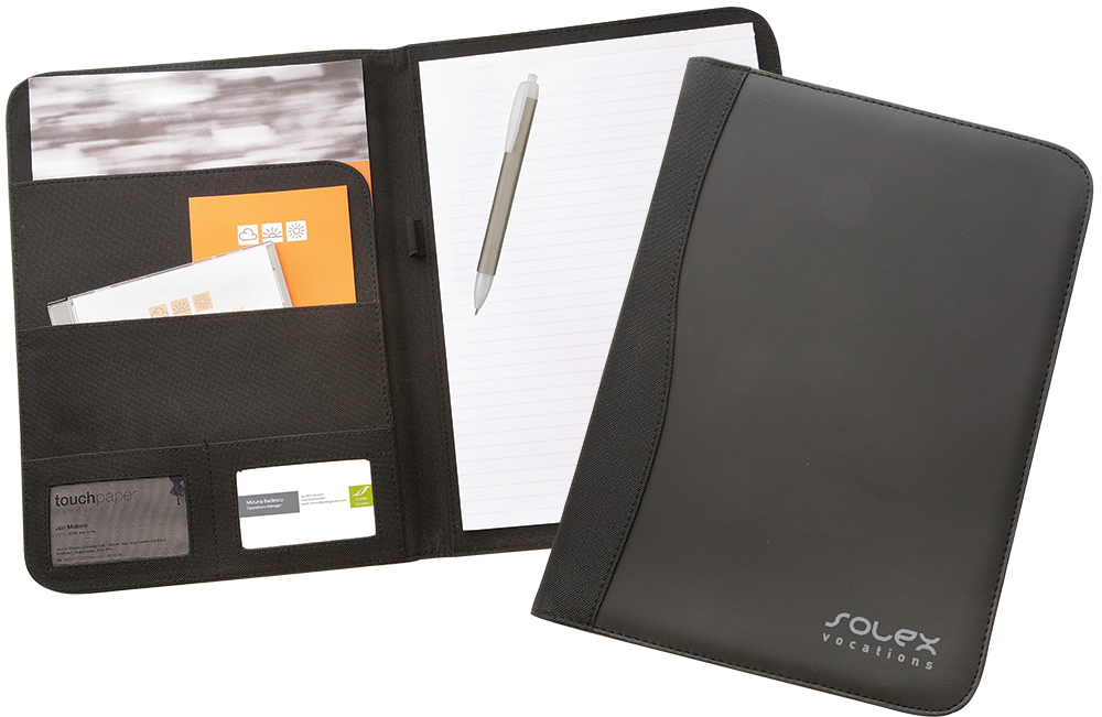 Printed Executive Folders | Promotional Two Tone Conference Folders ...