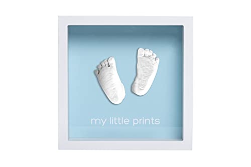 Pearhead Babyprints clay Keepsake Frame, Newborn Baby Handprint Kit, New  Parents gift, White