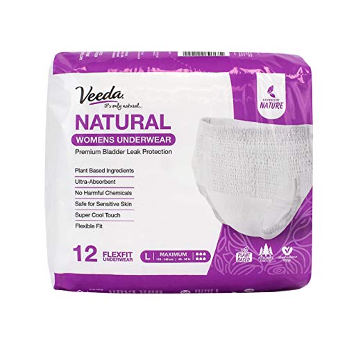 Veeda Natural Incontinence Underwear for Men, Maximum Absorbency, Larg –  Zecoya