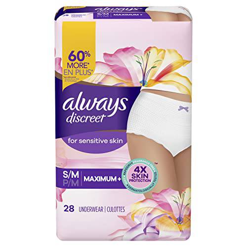 Always Discreet, Incontinence & Postpartum Underwear For Women