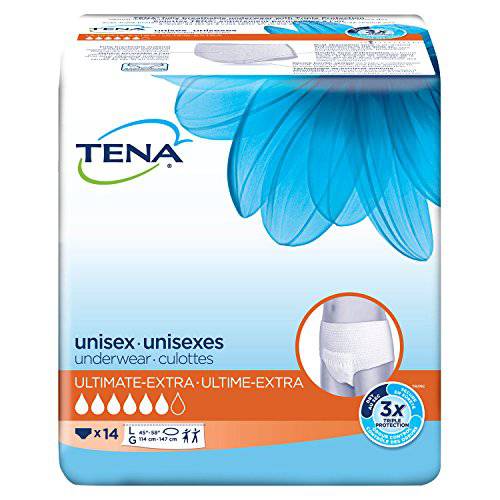 TENA Protective Incontinence Underwear, Ultimate Absorbency, Extra Lar –  Zecoya