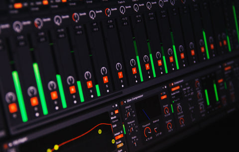 troubleshooting tips for importing midi files. A digital audio workspace showing the volumes of specific tracks within the music production interface