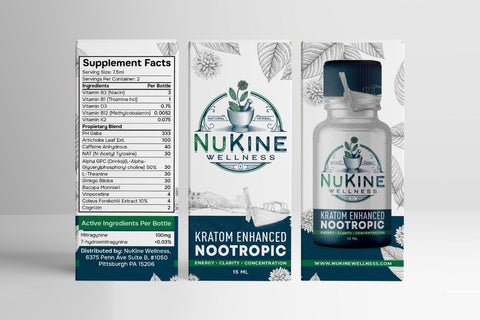 Kratom Extract Nootropic Shot - NuKine Wellness