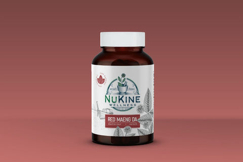Red Maeng Da Kratom Capsules - NuKine Wellness
