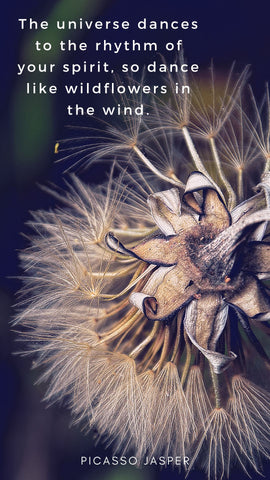 Dance like the wind inspirational phone saver for you
