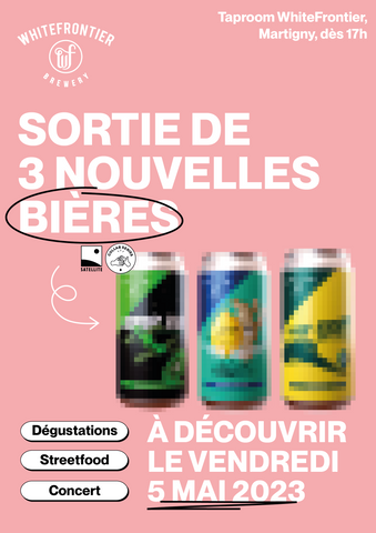 Nouvelles bières Whitefrontier, printemps 2023