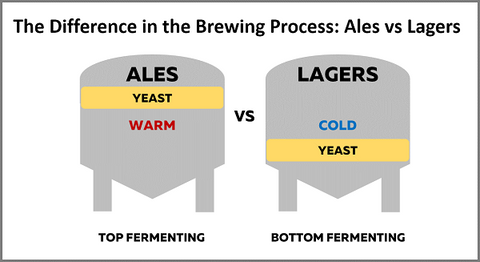Difference between Ales and Lagers