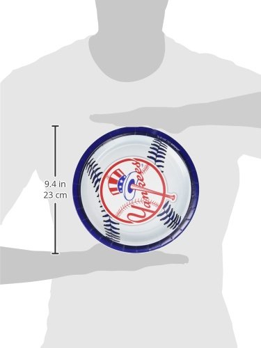  Premium NY Mets Plates - 9 (Pack of 18) - Durable