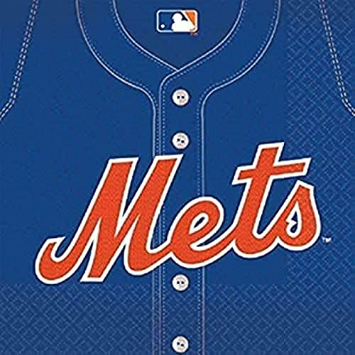  Premium NY Mets Plates - 9 (Pack of 18) - Durable