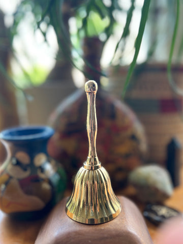 Energy Clearing Brass Bell  Altar Bell – The Spirit Den