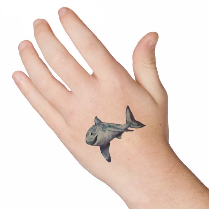 Shark Temporary Tattoo Sticker  OhMyTat