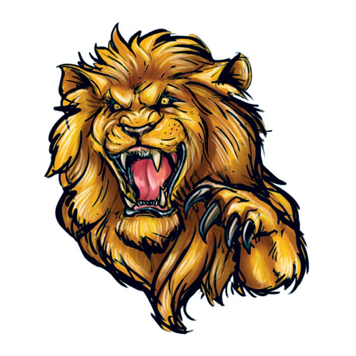 SG Lions Temporary Tattoos – TOP DOG CUSTOM