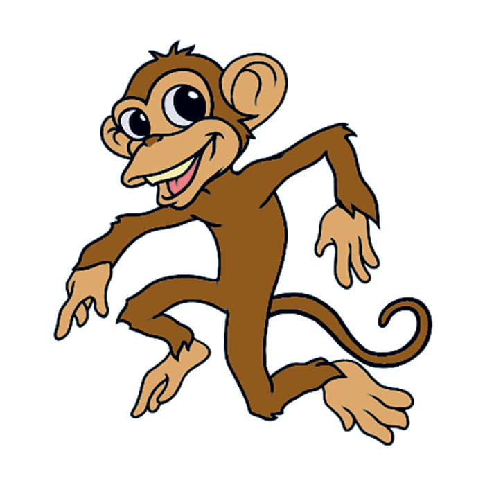 dancing cartoon monkeys